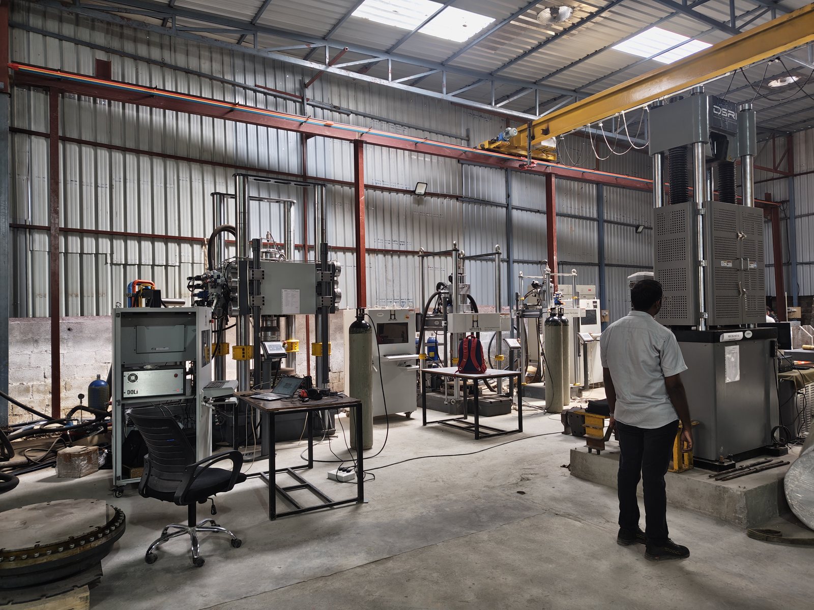 The materials test hall